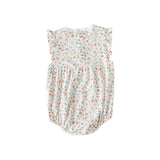 Pink Madison Smocked Bubble - HoneyBug 