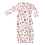 Pink Fox Ruffle Gown - HoneyBug 