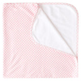 Pink Gingham Blanket - HoneyBug 