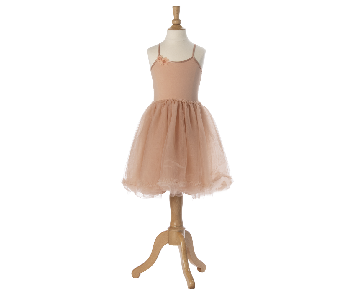 Princess Tulle Dress - Melon (2-3 years) - HoneyBug 