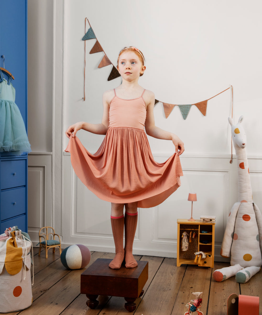 Ballerina Dress - Melon - HoneyBug 