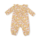 Ruffle Sleeve Romper - HoneyBug 