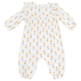 Ruffle Sleeve Romper - HoneyBug 