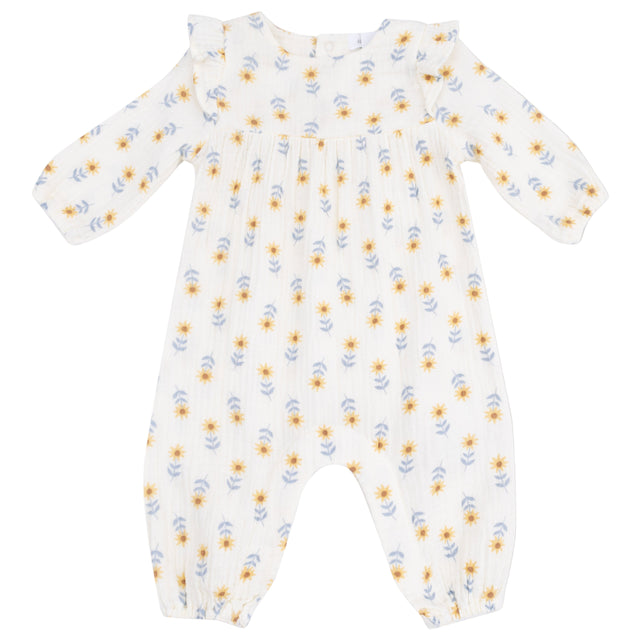 Ruffle Sleeve Romper - HoneyBug 