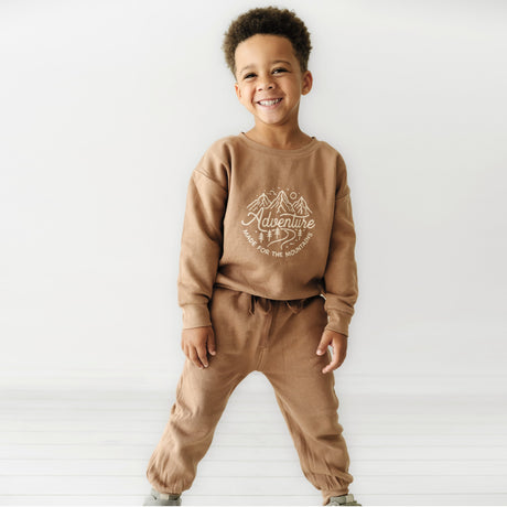 Organic Kids Sweatshirt - Adventure - HoneyBug 