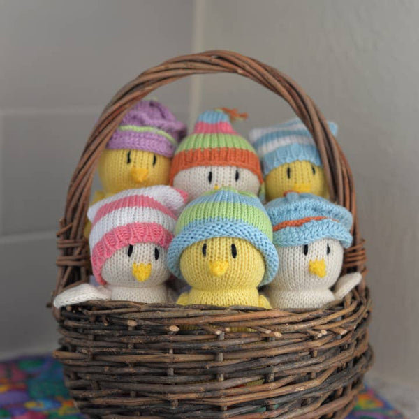 Chicks in Pastel Hats - Set of 3 - HoneyBug 