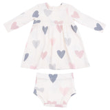 Simple Dress + Bloomer - HoneyBug 