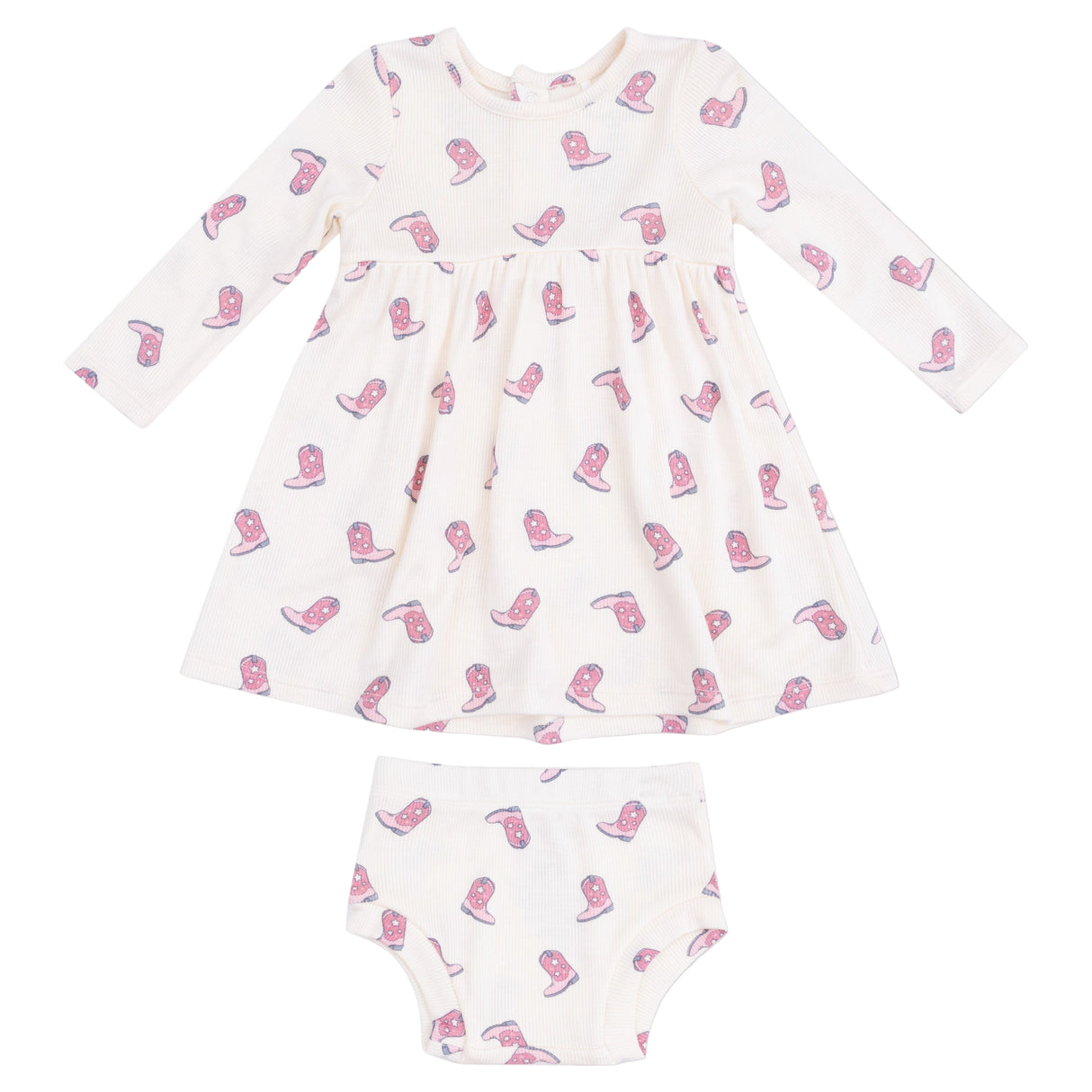 Simple Dress + Bloomer - HoneyBug 