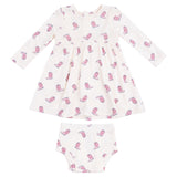 Simple Dress + Bloomer - HoneyBug 