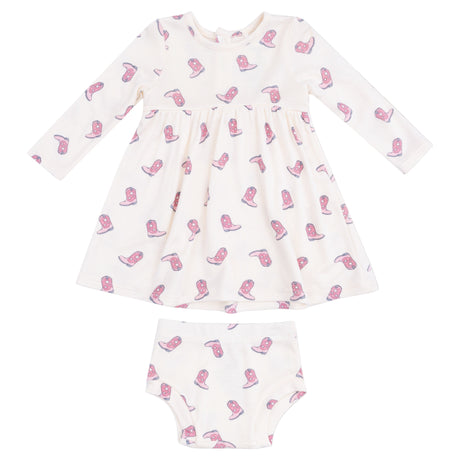 Simple Dress + Bloomer - HoneyBug 