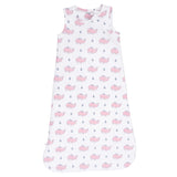 Bubbly Whale with Bow Pink - Sleep Bag