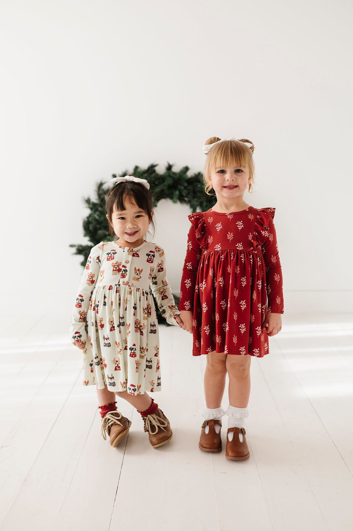 Long Sleeve Henley Dress - HoneyBug 