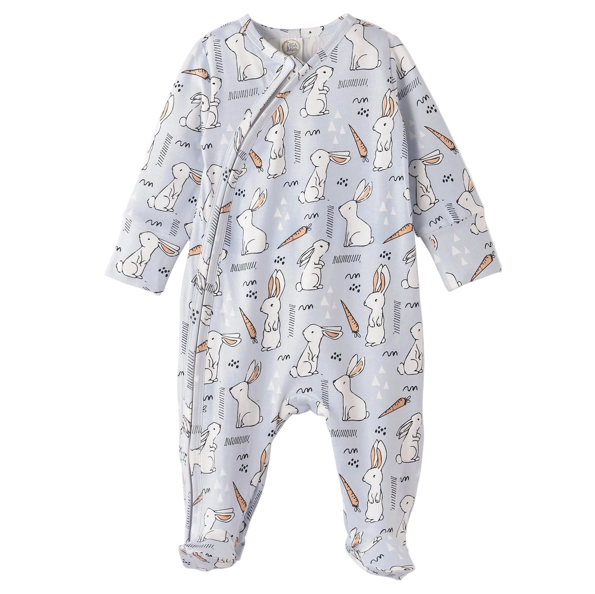 Cottontail Crew Soft Bamboo Easter Zipper Romper for Baby