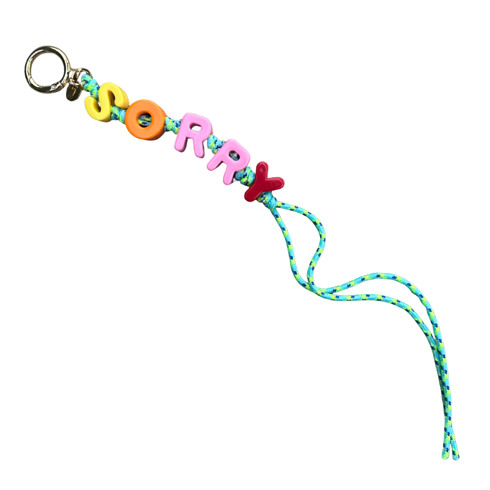 SORRY ♡ bag charm