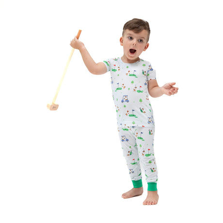 Short Sleeve Loungewear Set - HoneyBug 
