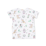 Country Club Dogs Pink - Short Sleeve Loungewear Set