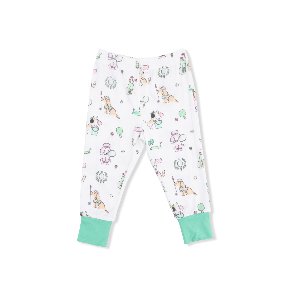 Country Club Dogs Pink - Short Sleeve Loungewear Set