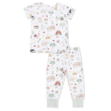 Cute Farm Animals Uni - Short Sleeve Loungewear Set