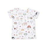 Cute Farm Animals Uni - Short Sleeve Loungewear Set