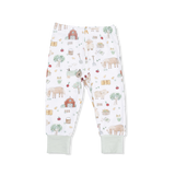 Cute Farm Animals Uni - Short Sleeve Loungewear Set