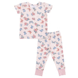 Country Girl Boots - Short Sleeve Loungewear Set