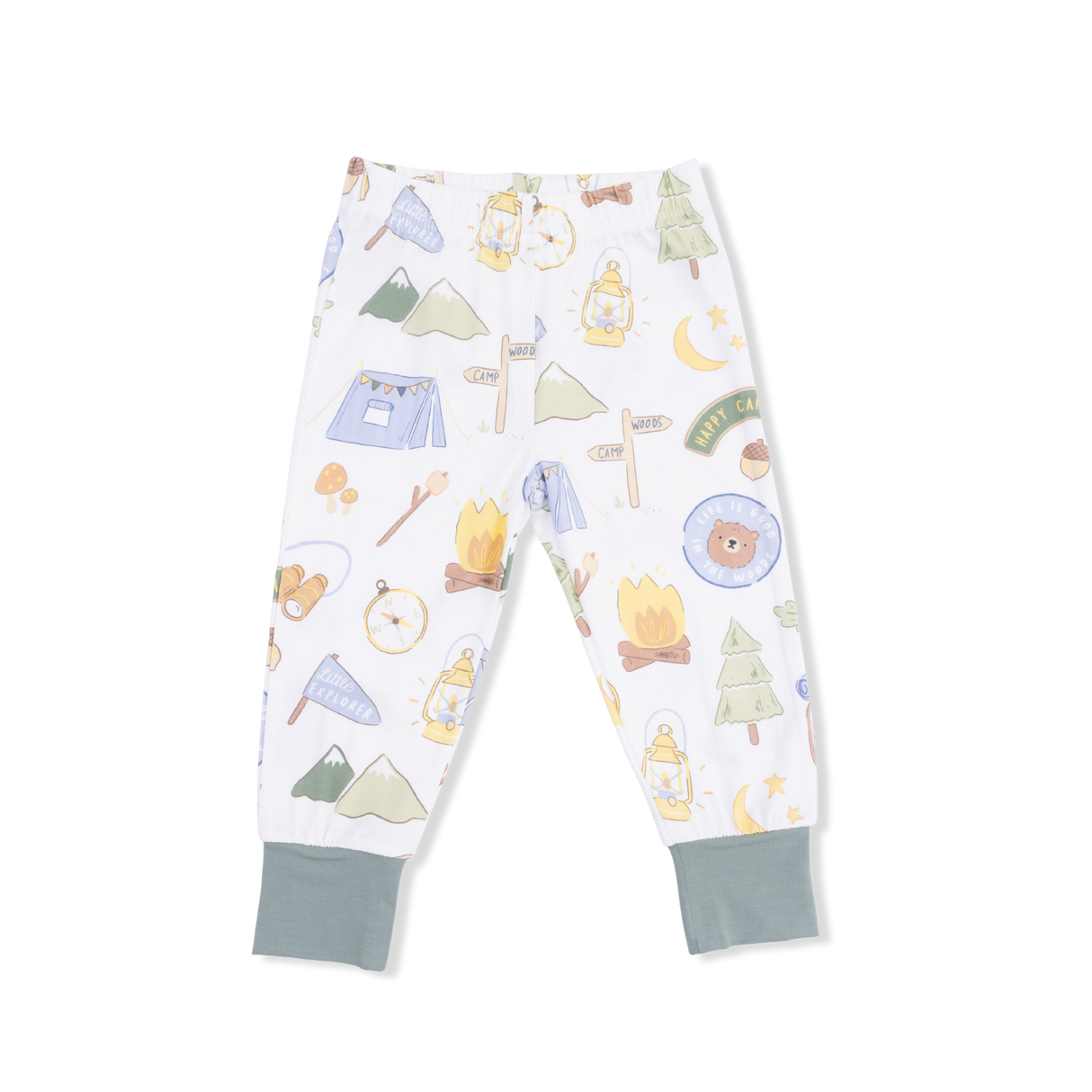 Camping Blue - Short Sleeve Loungewear Set