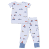 Construction Vehicles - Short Sleeve Loungewear Set