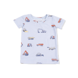 Construction Vehicles - Short Sleeve Loungewear Set
