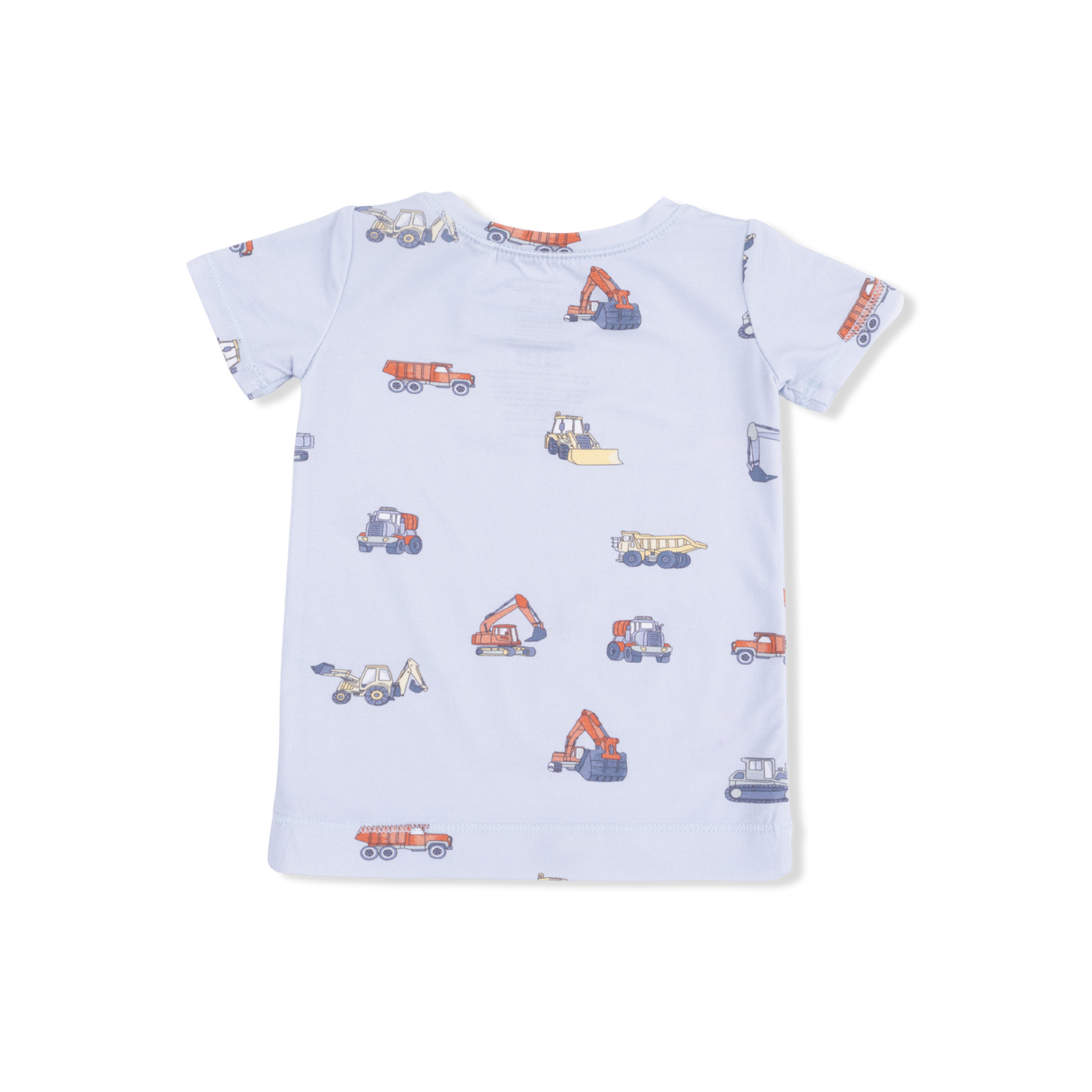 Construction Vehicles - Short Sleeve Loungewear Set