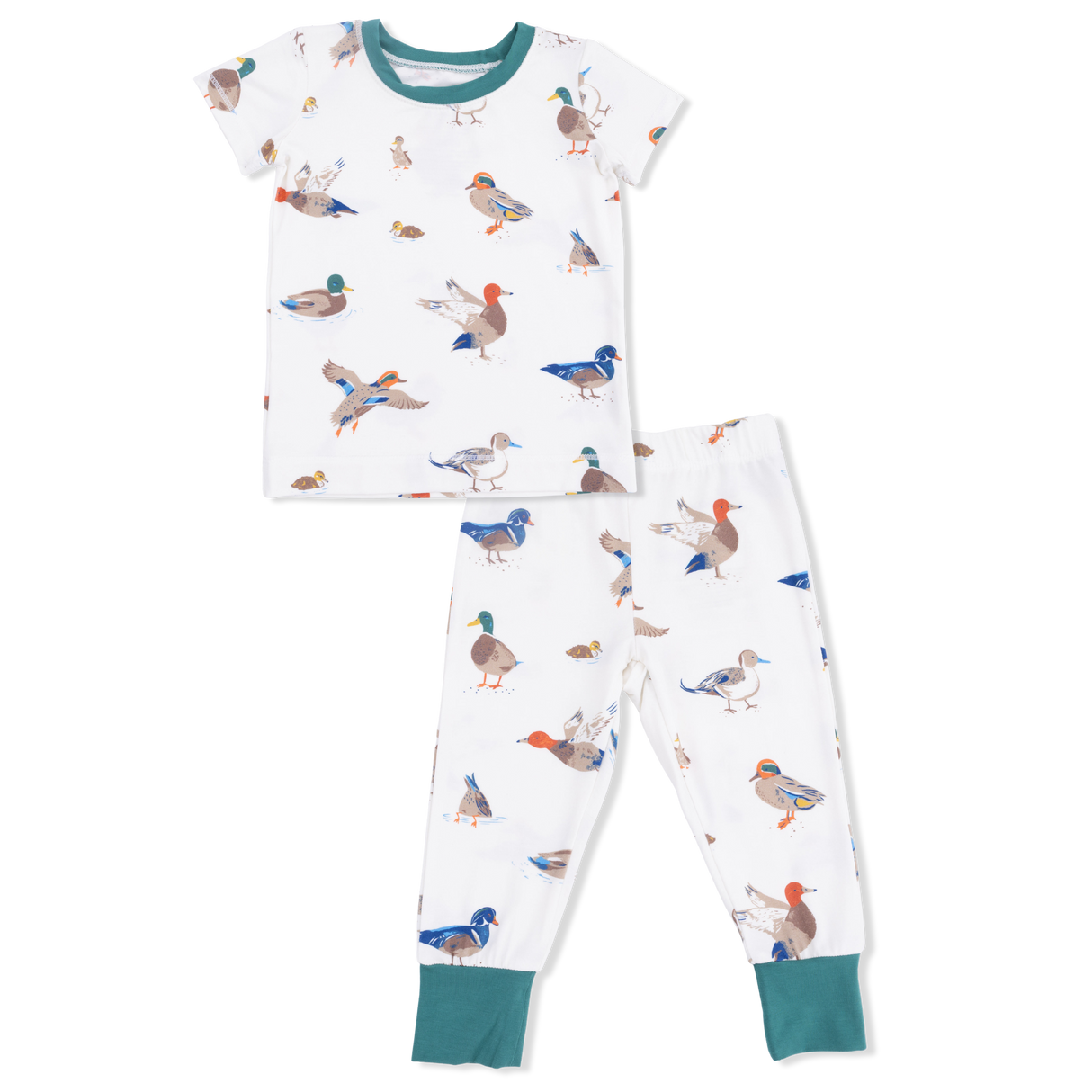 Ducks - Short Sleeve Loungewear Set