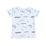 Fishing - Short Sleeve Loungewear Set