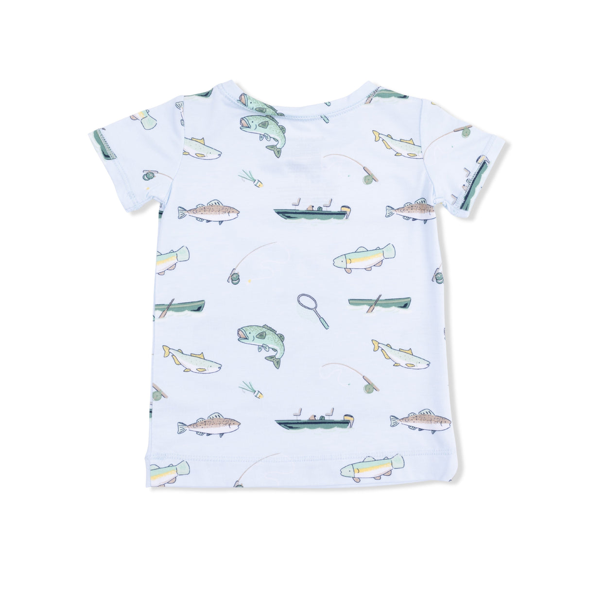 Fishing - Short Sleeve Loungewear Set