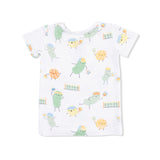 Pickles Playing Pickleball - Short Sleeve Loungewear Set