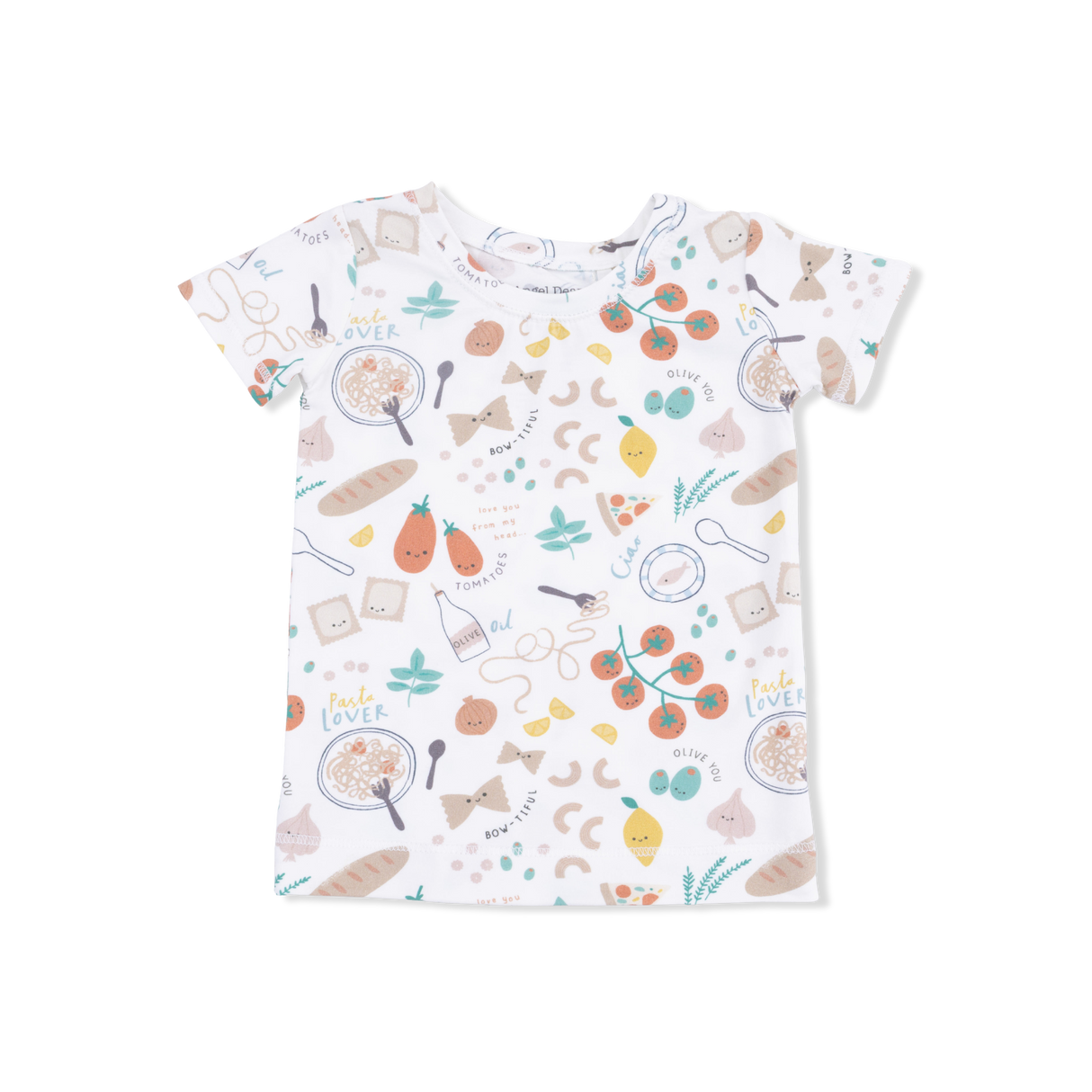 Pasta Lovers - Short Sleeve Loungewear Set
