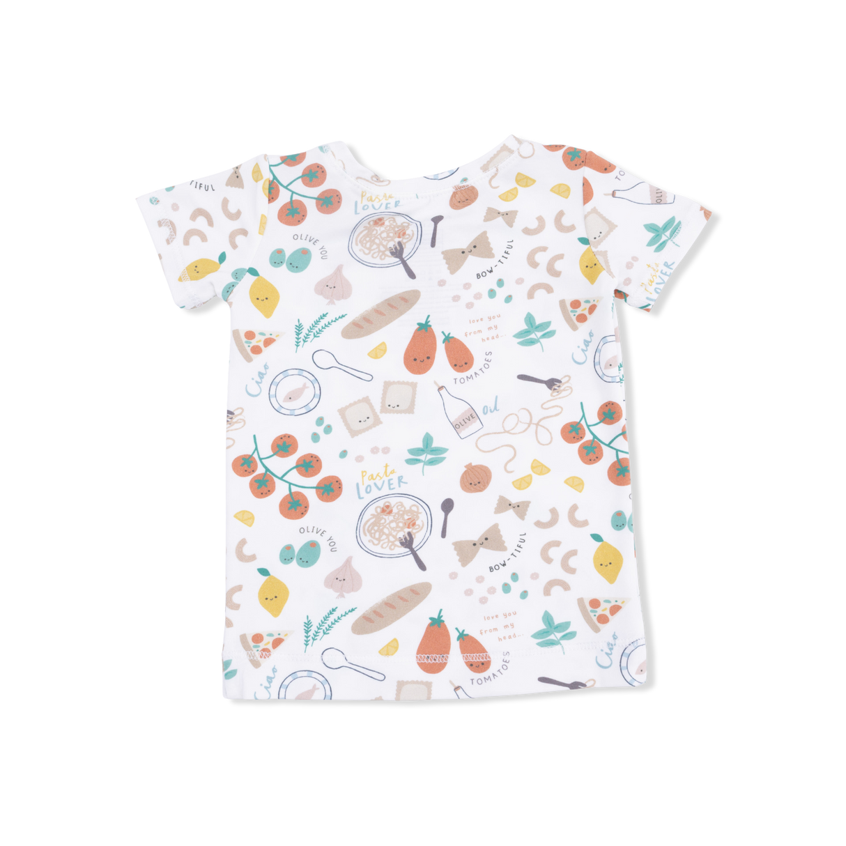 Pasta Lovers - Short Sleeve Loungewear Set