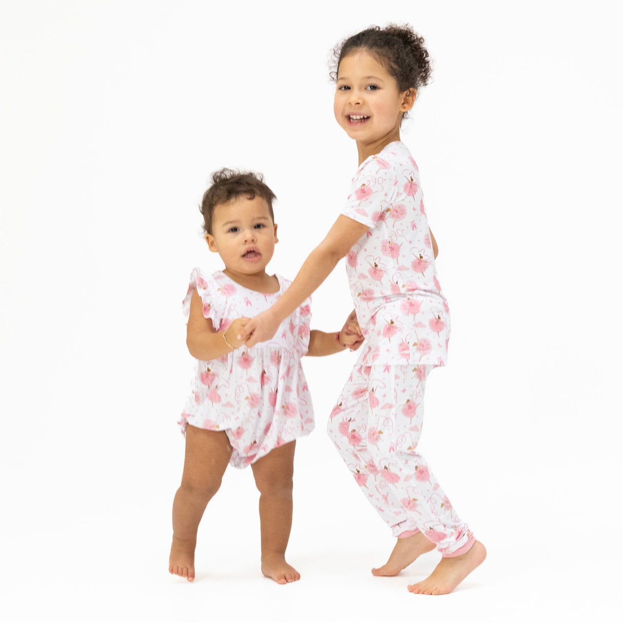 Ribbon Ballerinas - Ruffle Playsuit