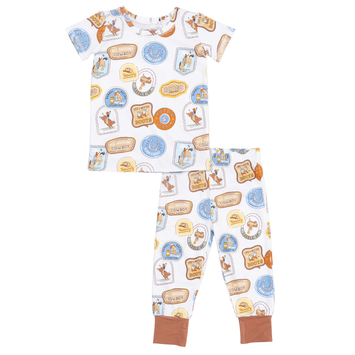 Rodeo Patches Uni - Short Sleeve Loungewear Set