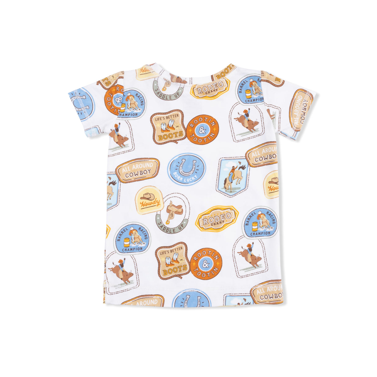 Rodeo Patches Uni - Short Sleeve Loungewear Set