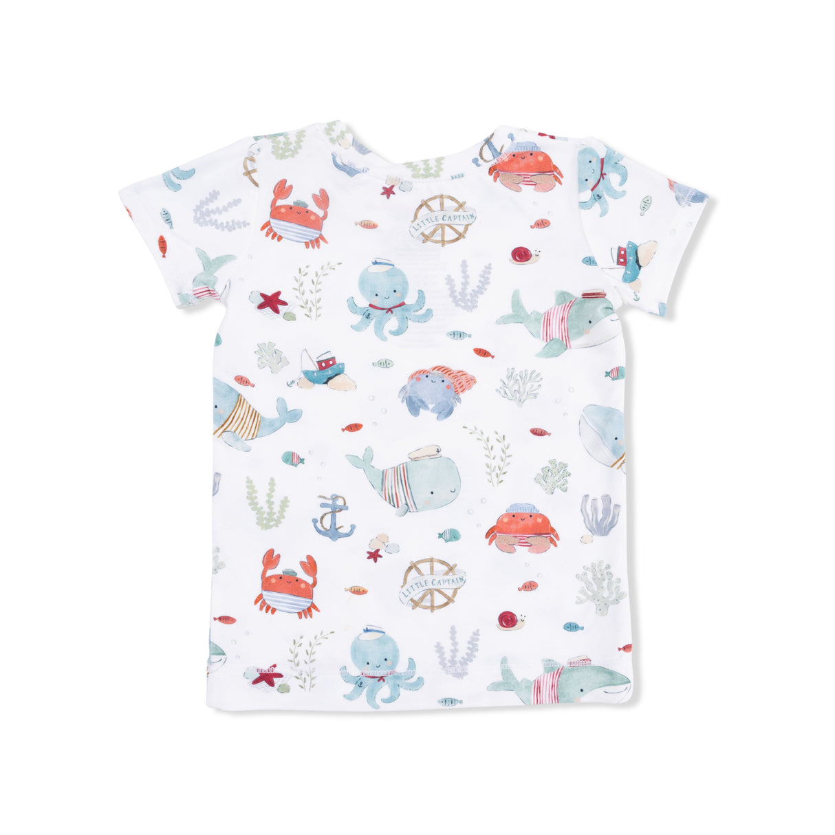 Sailor Sea Creatures - Short Sleeve Loungewear Set