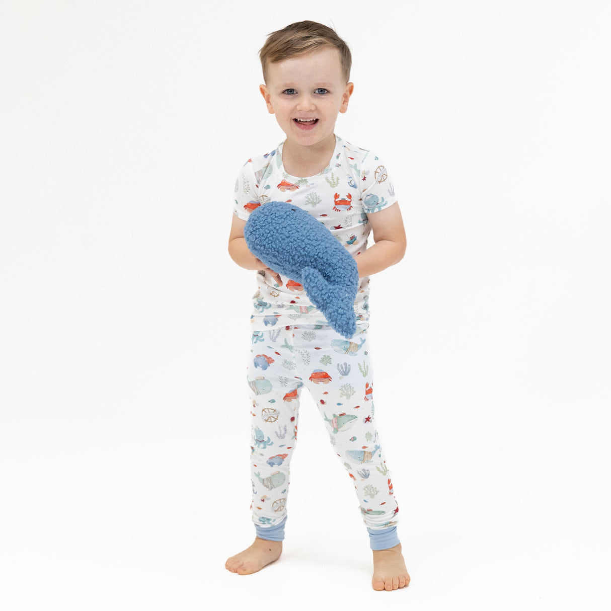 Sailor Sea Creatures - Short Sleeve Loungewear Set