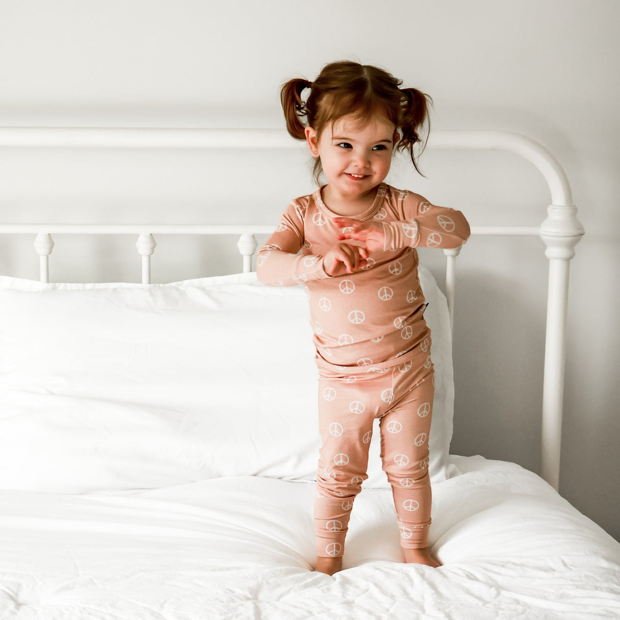 LONG SLEEVE 2 PIECE SETS- Peace - HoneyBug 