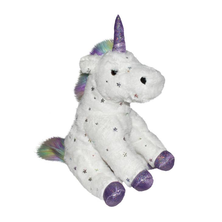 Foilkins Unicorn Stuffed Animal 12" - HoneyBug 