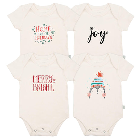 graphic bodysuit set | holiday 4 pack + 1 free - HoneyBug 