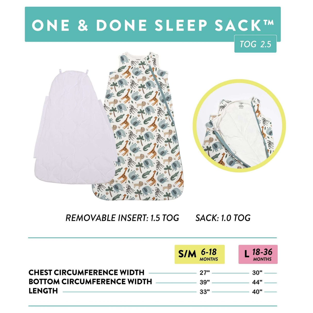 One & Done Sleep Sack - Donuts