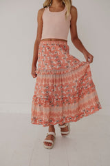 Tiered Maxi Skirt