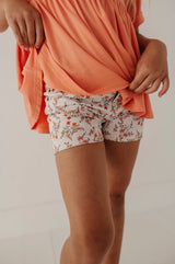 Girl's Printed Twill Shorts