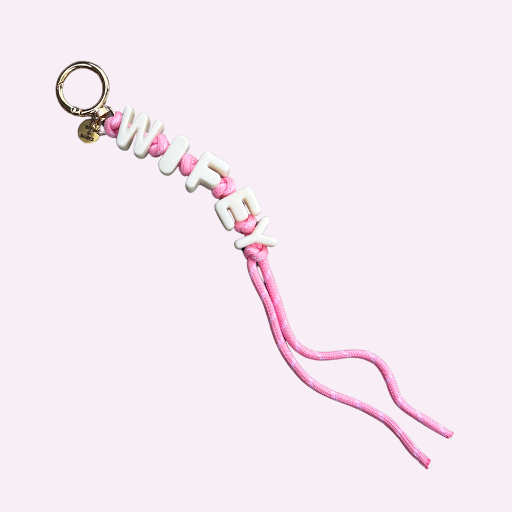 WIFEY ♡ bag charm