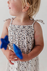 Girl's Smocked Dress - HoneyBug 