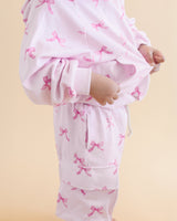 Cargo Jogger Set | Pink Bows - HoneyBug 