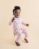 Bamboo Zip Romper | Easter Hop - HoneyBug 